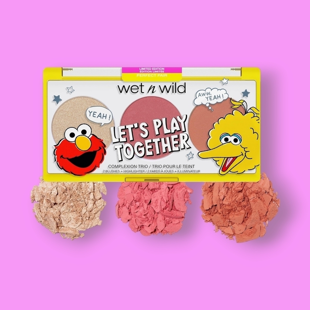 Wet n Wild Sesame Street Let's Play Together Perfect Pair Complexion Trio